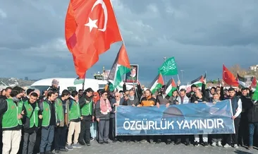 Üsküdar’da kalpler Gazze için attı