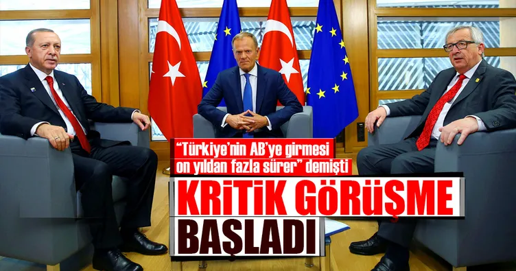 Son dakika: Brüksel’de kritik görüşme