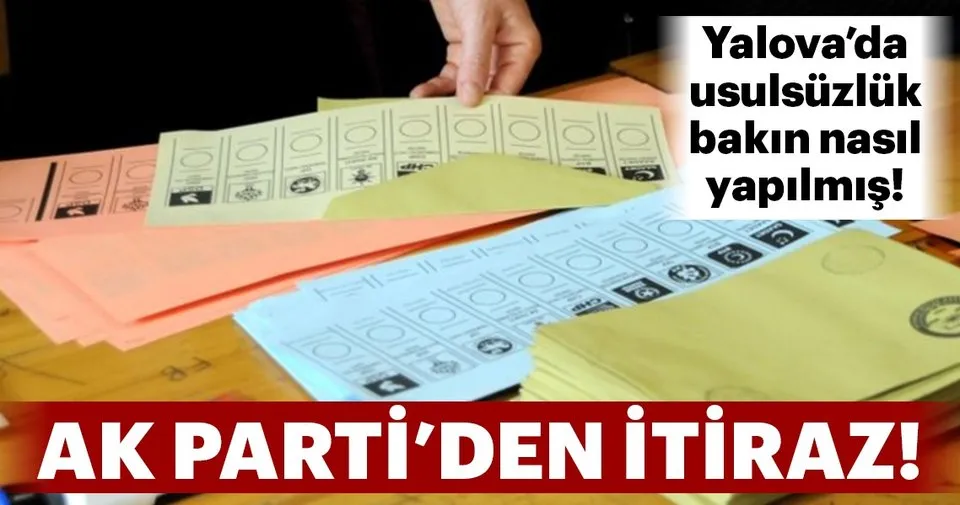 ak parti den secim sonucuna itiraz