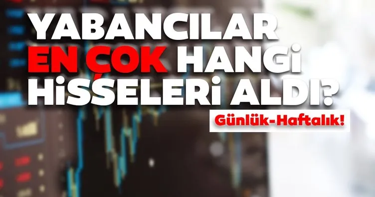 Borsa İstanbul’da günlük-haftalık yabancı payları 01/10/2020