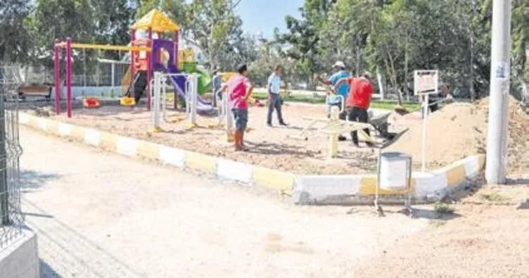 Kum Mahallesi Parkı yenileniyor