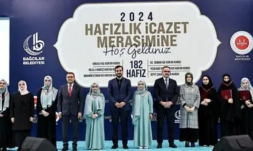 182 kız hafız, taçlarını taktı