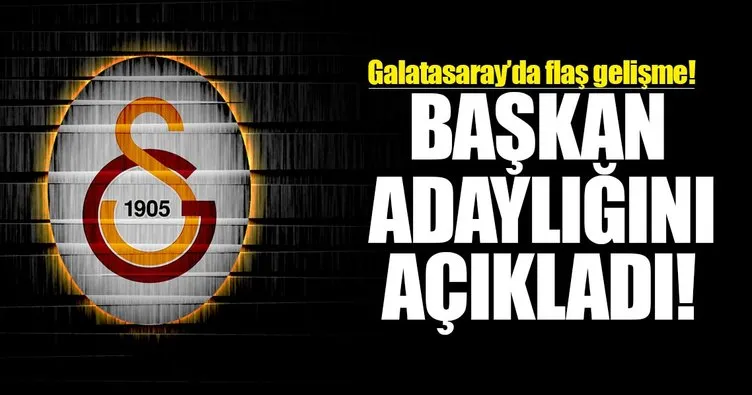 Abdürrahim Albayrak, Galatasaray başkan adaylığını açıkladı!