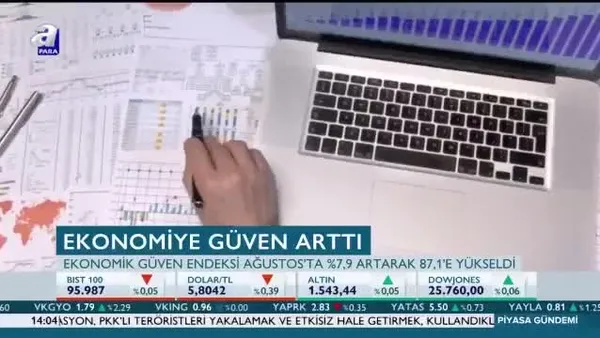 Ekonomik güven endeksi arttı