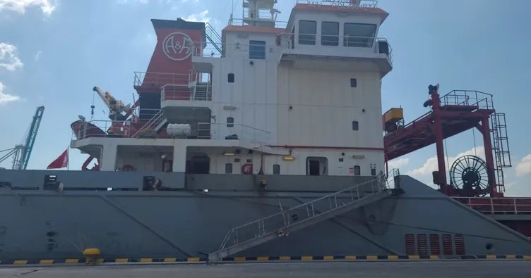 Mısır yüklü Ukrayna gemisi Kocaeli’nde