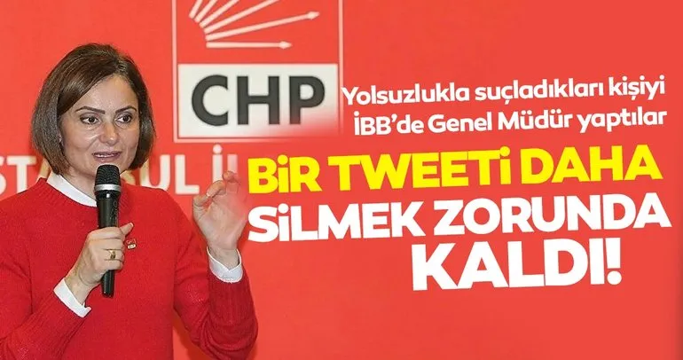 Canan Kaftancıoğlu yine bir skandala imza attı! O tweeti silmek zorunda kaldı