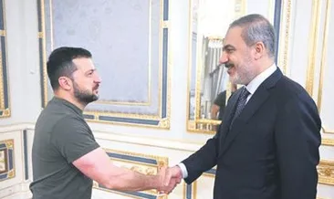 Fidan, Zelenski ile görüştü