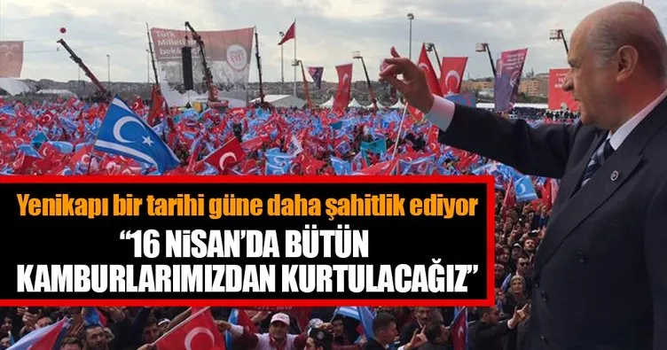 MHP lideri Devet Bahçeli İstanbul’da konuşuyor