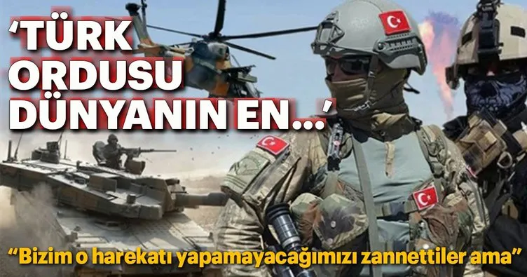 Türk ordusu dünyanın en büyük ordusudur