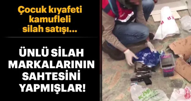 Cocuk Kiyafeti Kamufleli Silah Satisi Son Dakika Haberler