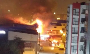 Toptancılar sitesinde büyük yangın! #diyarbakir