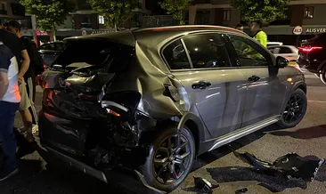 Çorum’da zincirleme trafik kazasında iki kişi yaralandı