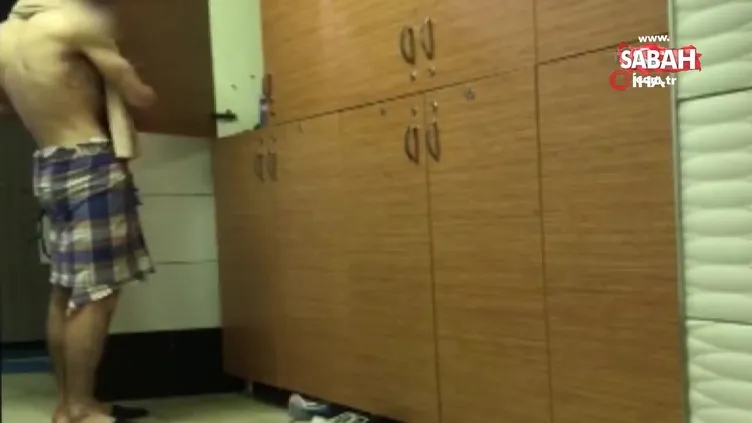 Peştemalli hırsız kamerada