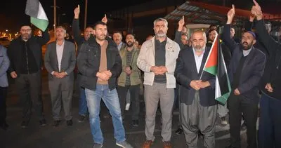 Bitlis’te İsrail protesto edildi