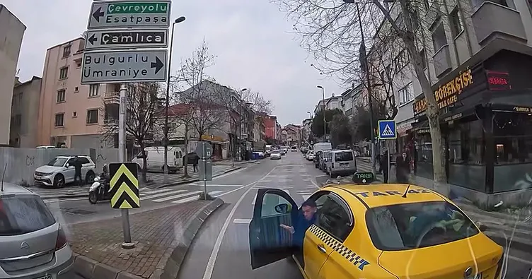 Üsküdar’da yol verme kavgası!