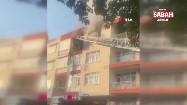 Antalya’da yangın paniği: Yaşlı kadını itfaiye ekipleri son anda kurtardı