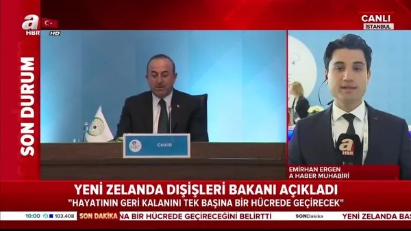Dışişleri Bakanı ve İİT İcra Komitesi Başkanı Mevlüt Çavuşoğlu ve Yeni Zelanda Dışişleri Bakanı'nda açıklamalar