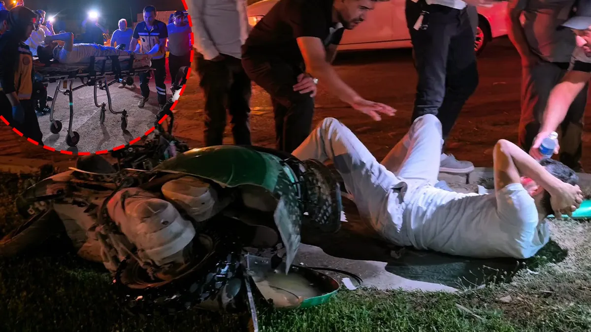 Bursa’da feci kaza! Motosiklet trafik levhasına ok gibi saplandı: Metrelerce sürüklenen sürücü yaralandı! Bursa’da feci kaza! Motosiklet trafik levhasına ok gibi saplandı: Metrelerce sürüklenen sürücü yaralandı!