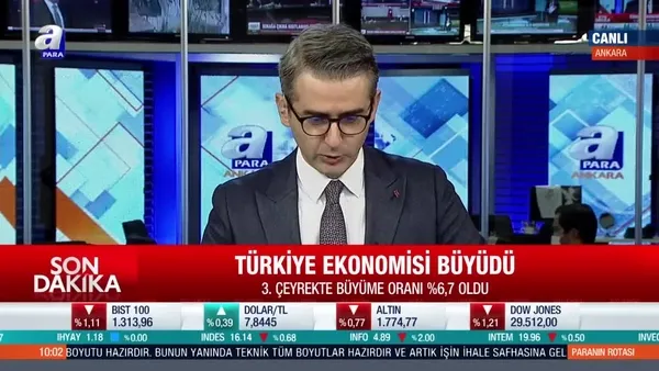SON DAKİKA! Türkiye ekonomisi beklentilerin üzerinde büyüdü!
