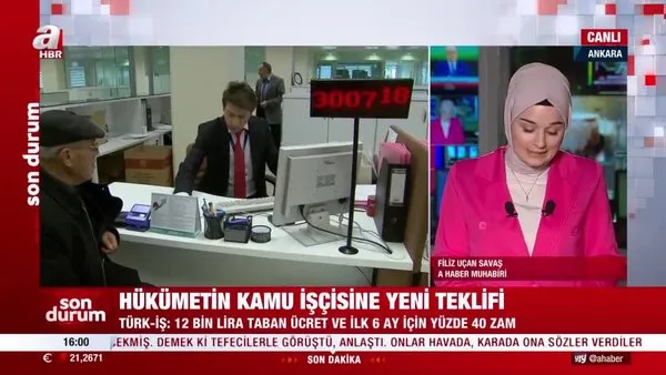 SON DAKİKA: TÜRK-İŞ Başkanı açıkladı! Hükümetin kamu işçilerine yeni zam teklifi belli oldu! | Video