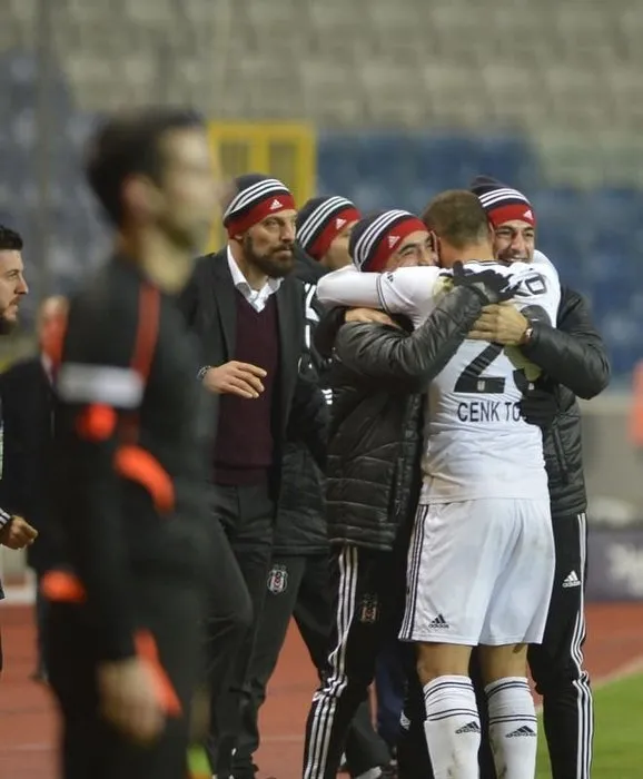Beşiktaş - Akhisar Belediyespor maçından kareler