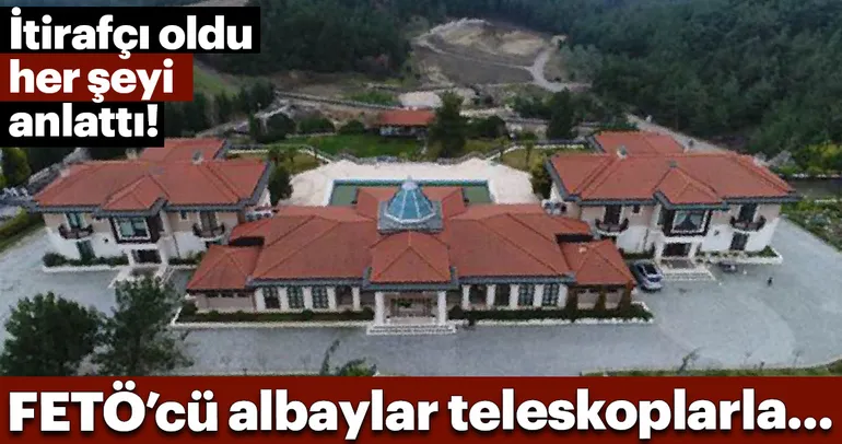 FETÖ üyesi bağ evinde albaylarla teleskoplu toplantı yapmış