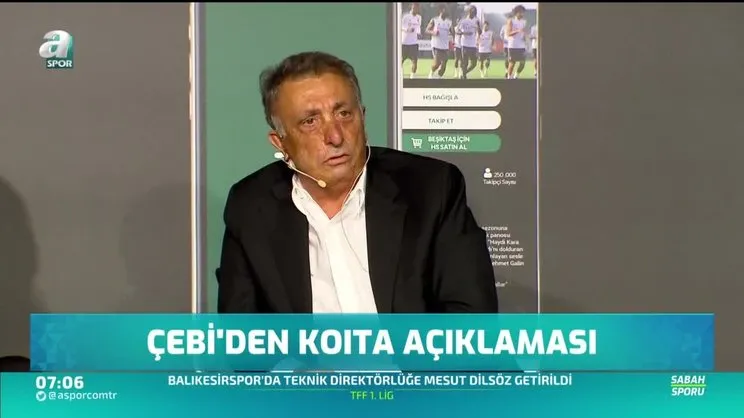 Ahmet Nur Çebi'den Koita açıklaması