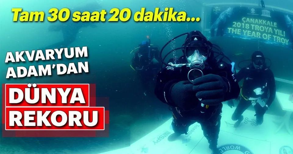 akvaryum adam dunya rekoru kirdi son