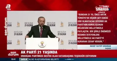 Son dakika: Millete hizmet yolunda 21 yıl! Başkan Erdoğan: Bu kutlu mücadeleyi 2023 seçimini kazanarak taçlandıracağız | Video