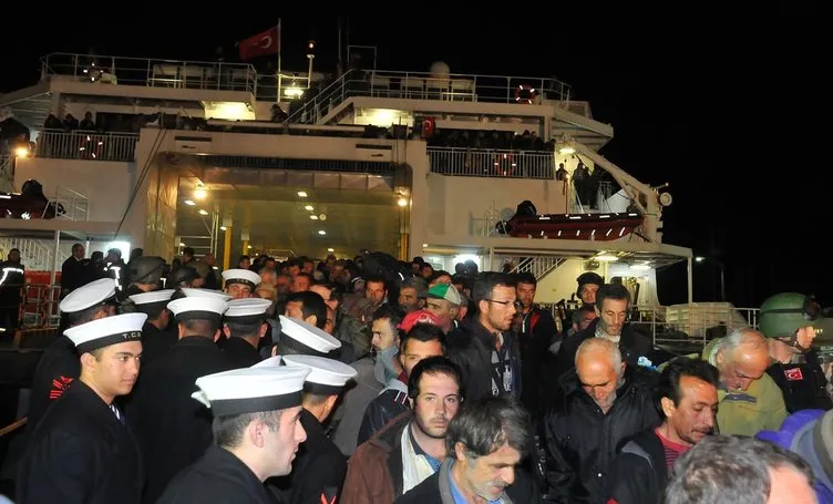 Libya’dan ilk feribot geldi