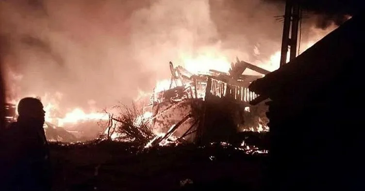 Ankara’da yangın! 7 ev hasar gördü