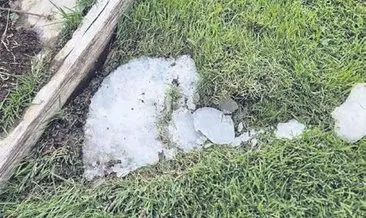 Uçaktan düşen mavi buz paniğe neden oldu #antalya