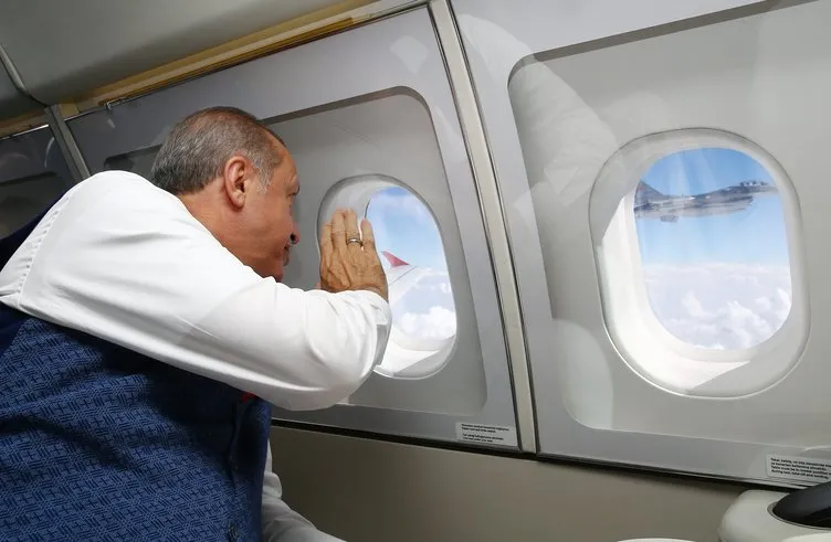 Cumhurbaşkanı Erdoğan İstanbul’a böyle geldi