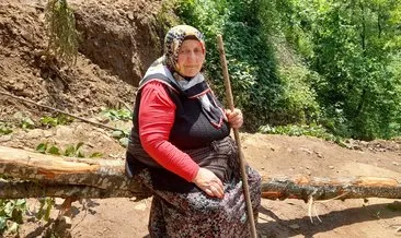 Derede kaybolan Hüseyin’in acılı eşi SABAHA konuştu: “Rüyasında annesi ona menfezi aç dedi, o da açmaya gitti” #trabzon