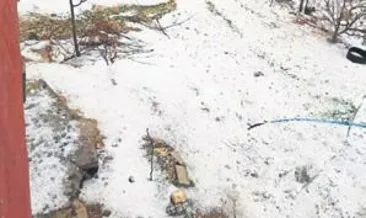Mersin’de ceviz büyüklüğünde dolu yağdı