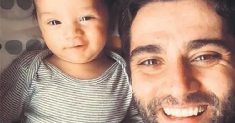 Baba ile oğuldan keyifli pazar pozu