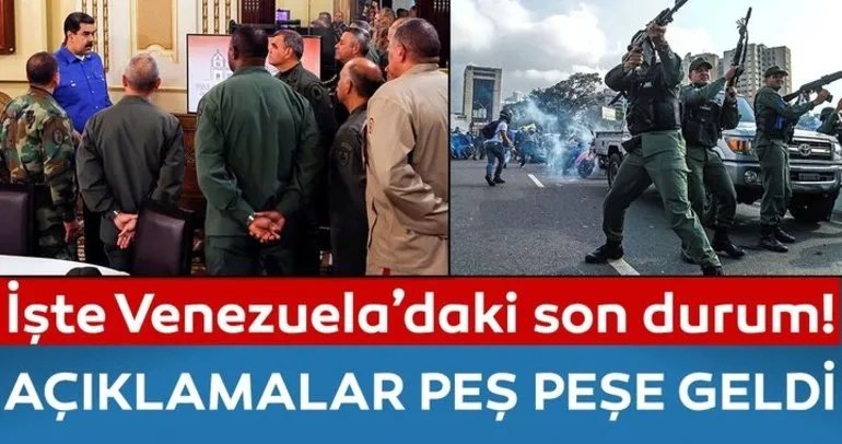 İşte Venezuela’daki darbe girişiminde son durum!