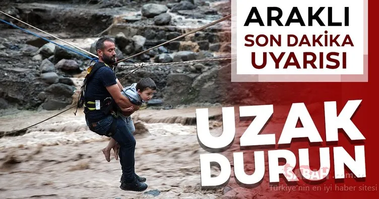 Bakan uyardı: Dere yataklarından uzak durun