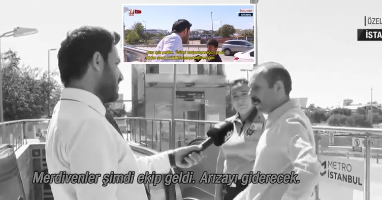 İBB’nin algı operasyonu çöktü: Kendi personeli bile bozuk merdiveni kabul etti! Göz göre göre yalan söylediler...