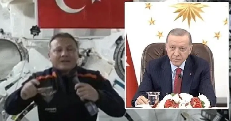 Başkan Erdoğan, astronot Alper Gezeravcı’yla canlı bağlantıda konuştu: Rüya değil gerçek
