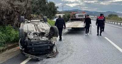 Alanya’da otomobil takla attı! 1 yaralı