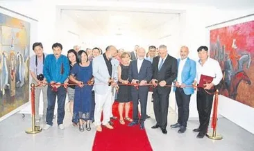 Kazakistanlı 9 ressamdan 40 eser