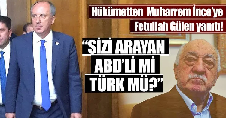 Bekir Bozdağ’dan Muharrem İnce’ye Fetullah Gülen yanıtı