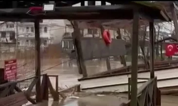 Şile’de sağanak su baskınlarına neden oldu