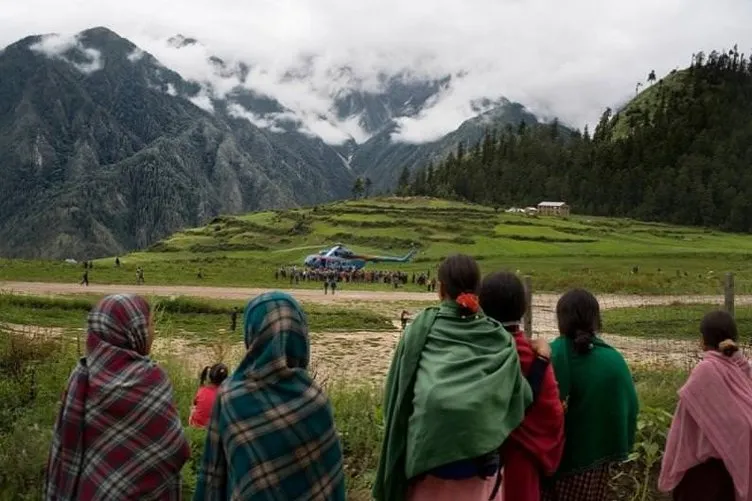 Nepal ve Tibet arasında bir garip köy