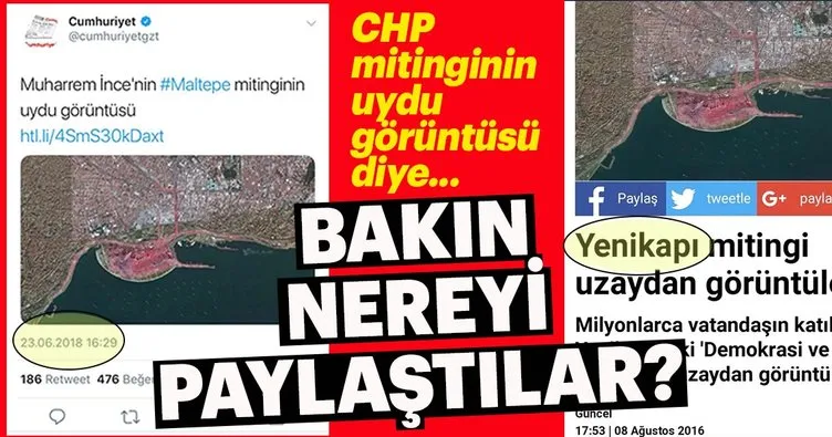Son dakika haberi: CHP’nin İstanbul Maltepe Mitingi diye paylaştıkları yer bakın neresi çıktı?