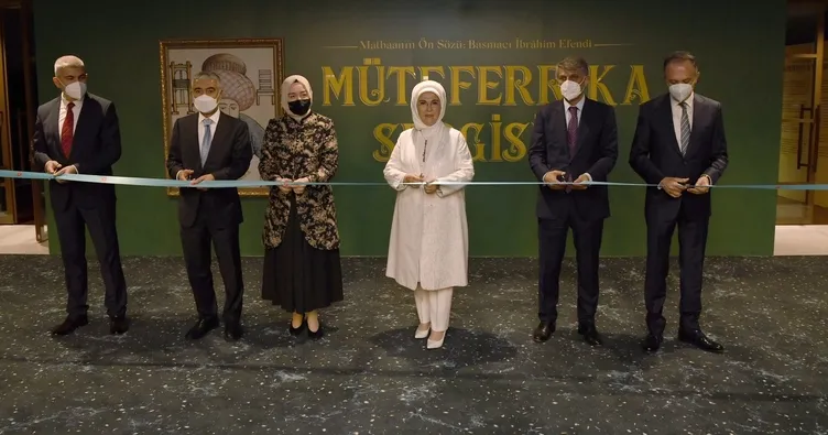 Matbaanın Ön Sözü Basmacı İbrahim Efendi Müteferrika Sergisi açıldı