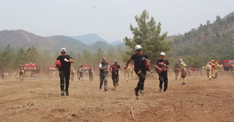 Muğla’da orman yangını tatbikatı