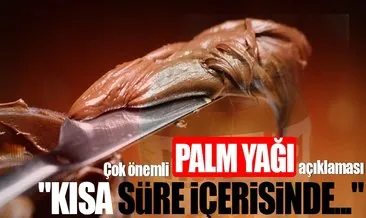 Çok önemli Palm yağı açıklaması