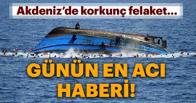Son Dakika Haberi: Libya’da korkunç olay! Göçmenleri taşıyan bot battı...